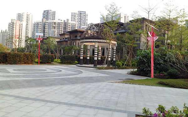 太阳能景观灯 ZX-1003应用图