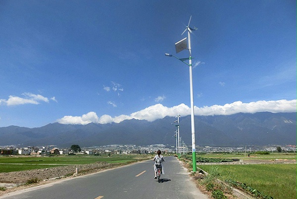 太阳能风光互补路灯