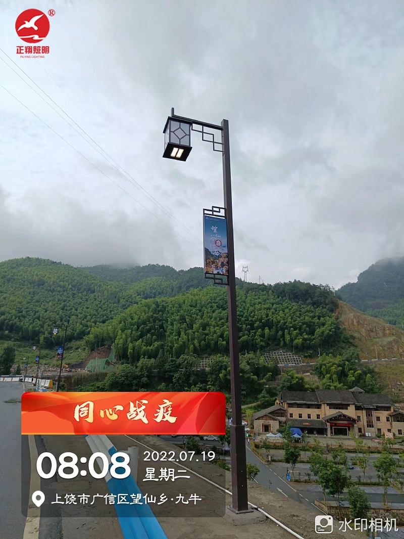 江西上饶望仙谷景区庭院灯